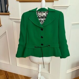 Green blazer Tahari